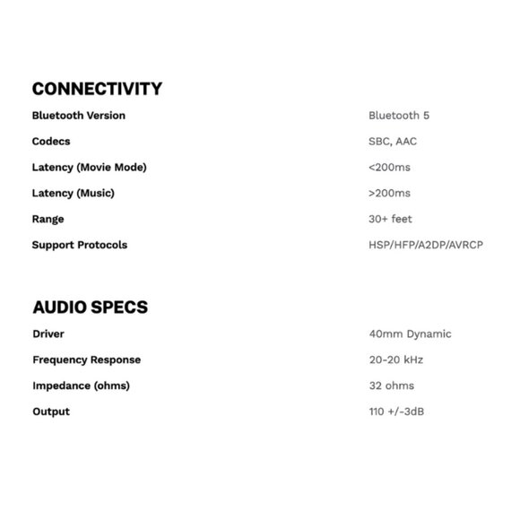 NWOB JLab Audio Studio Wireless On-Ear Headphones - Picture 7 of 8